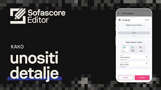 Sofascore Editor  Tutorial Video  Kako unositi detalje [upl. by Tri]