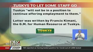 Tuskys Supermarkets sends staff home [upl. by Jeramey]