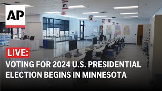 LIVE Voting for the US presidential contest starts in Minnesota as Election Day closes in [upl. by Oinotnaesoj]