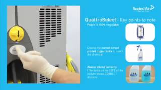 QuattroSelect by Diversey Care  Available from Bunzl CHS [upl. by Gnilyam]