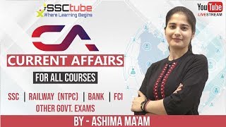 🔴MUST WATCH  30092019  Current Affairs  By Ashima Maam [upl. by Otir]