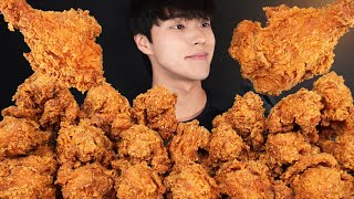 바삭한 후라이드 치킨 먹방 BHC 핫후라이드 치킨 FRIED CHICKEN MUKBANG ASMR [upl. by Fidele]