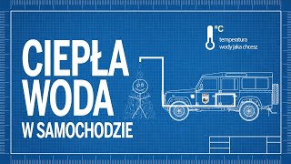 Ciepła woda prysznic w samochodzie terenówce lub kamperze [upl. by Elleinad]