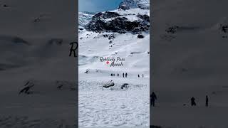 Rohtang Pass Manali mountains snow snowfall manali manalitrip shorts video trending yt [upl. by Eirffej]