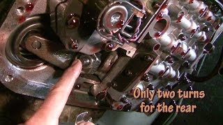 How to adjust bands and change automatic transmission fluid [upl. by Aihsiym]