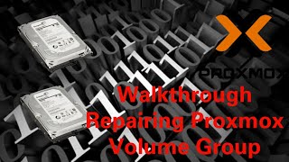 Walkthrough Repairing Proxmox Volume Group after adding a hard drive [upl. by Viens]