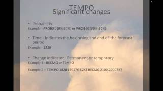 How to read a Terminal Aerodrome Forecast TAF [upl. by Anaoy18]