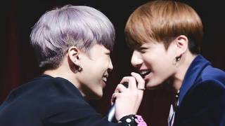 JIKOOKKOOKMIN 지민 amp 정국 BSampT FANMEETING MOMENTS [upl. by Ynaffital]