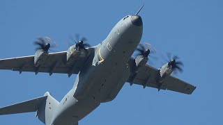 Airbus A400M Atlas RAF Take Off RzeszówJasionka Airport [upl. by Inalaeham158]