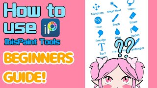 Ibis Paint X Tutorial for Beginners Part 1 How to Use Tools [upl. by Morganica102]