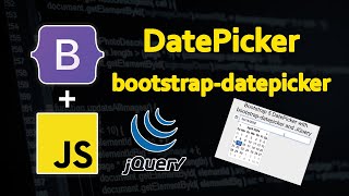 How to create DatePicker in Bootstrap 5 and Bootstrap 4 using bootstrapdatepickerjs and JQuery [upl. by Airamzul]