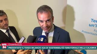 Gizzeria CZ Presentato il terzo bilancio A2A di sostenibilità territoriale della Calabria [upl. by Nissie]