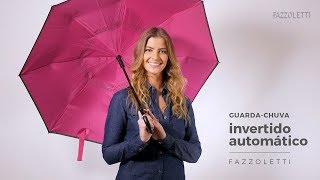 Guarda chuva Invertido Automático  Fazzoletti [upl. by Thorner]