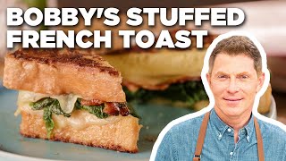 Bobby Flays Savory Stuffed French Toast  Brunch  Bobby’s  Food Network [upl. by Kred324]