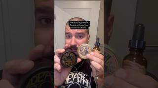 Short Beard Routine using DeathGripWax products beardcare beardroutine deathgripbrotherhood [upl. by Odareg613]