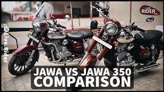 Exclusive Jawa vs Jawa 350  Comparison of Old Jawa 2019 with new Jawa 350 2024 [upl. by Cassidy]