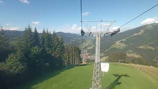 Zeitraffer Grafenberg Seilbahn Wagrain BJ 1985 [upl. by Aymer941]