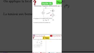 Équation différentielle vérifiée par tension UR  Dipôle RL  2 BAC SVT  PC  SM 2bacbiof electri [upl. by Anyr26]