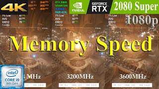 Ram Speed Comparison  Memory Speed for Gaming  FPS Benchmark  DDR4 2133MHz vs 3200MHz vs 3600MHz [upl. by Nacul635]