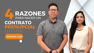 Cuatro razones para hacer un contrato prenupcial [upl. by Holly-Anne]