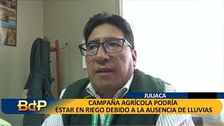 CAMPAÑA AGRÍCOLA PODRÍA ESTAR EN RIEGO DEBIDO A LA AUSENCIA DE LLUVIAS [upl. by Lipps]