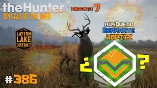 🦌theHunter Call of the Wild 386  EN BUSCA DEL DIAMANTE DE WAPITÍ  INTENTO 7  Español [upl. by Souvaine]