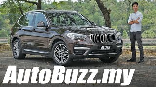 BMW X3 xDrive30i Luxury Line Review  AutoBuzzmy [upl. by Cherlyn]