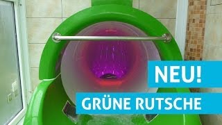 Grüne Rutsche in der WestfalenTherme NEU 2013 [upl. by Nirehs488]