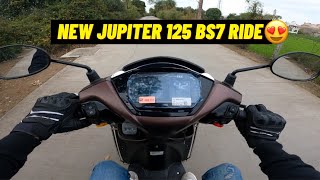 New 2024 Jupiter 125 SmartXonnect Ride  TVS Jupiter 125 BS7 [upl. by Ita]