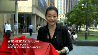 Better Career Prospects  Talking Point  Channel NewsAsia [upl. by Eeldarb]