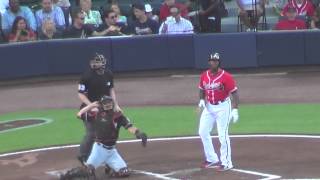 Braves home run August 9th 2013 [upl. by Aed]