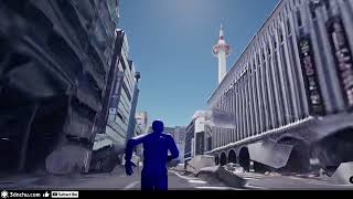 Cesium for Unreal  Google Maps API  ALS  Cybertruck in Kyoto City [upl. by Domineca]