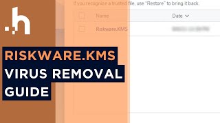 What Is RiskwareKMS Virus amp How Do I Remove It From PC [upl. by Aehtla]