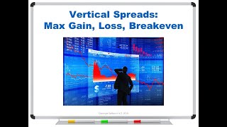 Vertical Spreads Max Gain Loss and Breakeven [upl. by Rosalee]