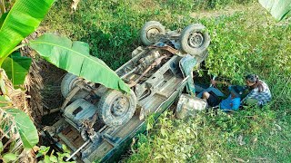 TIMELAPSE RESTORING OLD RUSTY CARS  RESCUE AND RESTORING ACCIDENT VEHICLES [upl. by Levey]