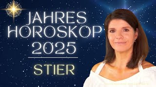 Stier Jahreshoroskop 2025 ✨Herausforderungen und Chancen für die ♉ URANUS wandert weiter [upl. by Anyrb794]