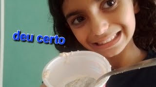 criei uma massinha comestível com 3 ingredientes [upl. by Brucie]