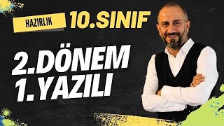 10 Sınıf Matematik 2 Dönem 1 Yazılı Hazırlık PDF yazılıyahazırlık [upl. by Mosby709]