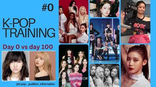 day 0  how to become a kpop idol  kpop training [upl. by Colver990]