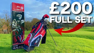 CHEAP PACKAGE SET CHALLENGE  £200 GOLF CLUBS [upl. by Hanala]