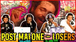 Post Malone  Losers Lyric Video ft Jelly Roll  Reaction [upl. by Nawaj653]