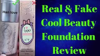 Han love Foundation Real amp Fake Extreme Review Urdu Hindi [upl. by Manolo]