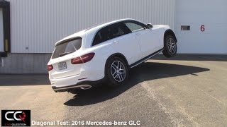 4MaticAWD Test 20162017 MercedesBenz GLC Diagonal test  THE Most Complete review  Part 68 [upl. by Haraf]