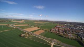 Schweinfurt von oben  Eselshöhe  Gartenstadt [upl. by Alleuqcaj]