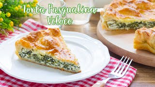 Torta Pasqualina Veloce con Pasta Sfoglia  Ricetta Torta Salata Ricotta e Spinaci  55winston55 [upl. by Obidiah]