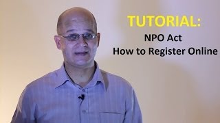 NPO ACT HOW TO REGISTER ONLINE [upl. by Anirtek909]