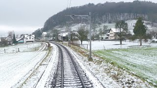 ★ 4K Cab ride 🇨🇭 Glattbrugg  Basel via Bozberg 2018 [upl. by Torosian]