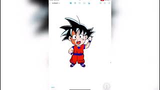 How to draw Goku  Dragon Ball Z drawing goku [upl. by Ailem]