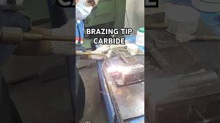 Brazing Tip Carbide brazing welding shortvideo [upl. by Katalin]