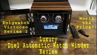 Beautiful Luxury Watch Winder  Virtuoso 2 Watch Winder Review [upl. by Brunell505]